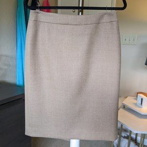 Camel Wool Pencil Skirt | Banana Republic | Size 6
